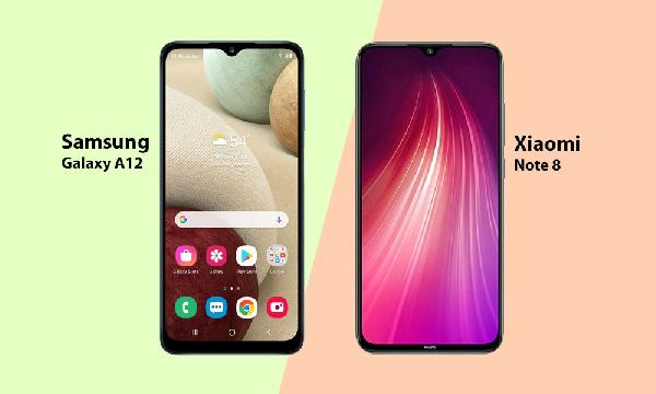 مقایسه گوشی a۱۲ با شیائومی نوت ۸ و بررسی همه جانبه ی آن ها