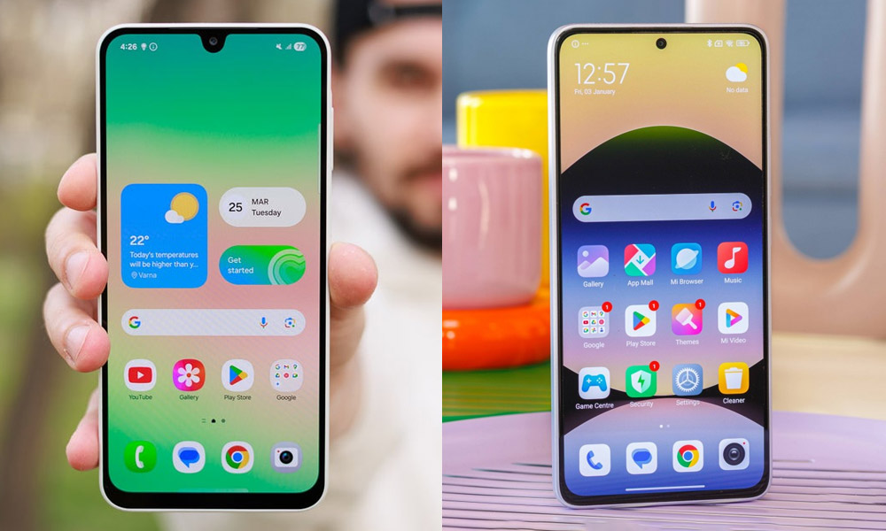 مقایسه سامسونگ Galaxy A26 5G و شیائومی Redmi Note 14s در آترامارت
