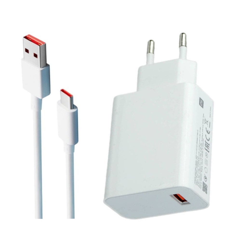 Xiaomi 33W turbo with USB-C conversion wall charger