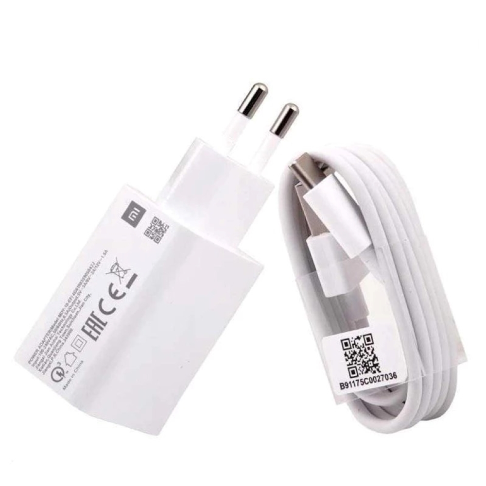 Xiaomi Note 8 pro wall charger with USB-C conversion cable