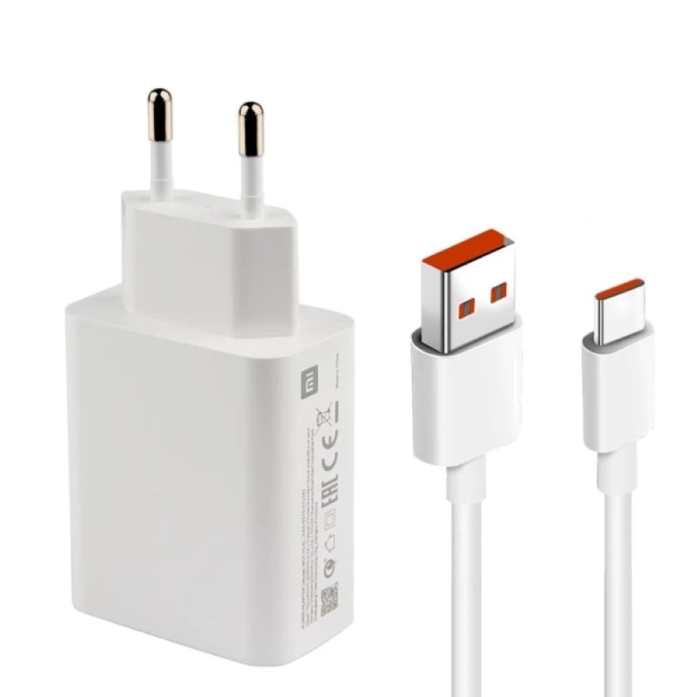 Xiaomi PocoM3Pro with USB-C conversion cable wall charger