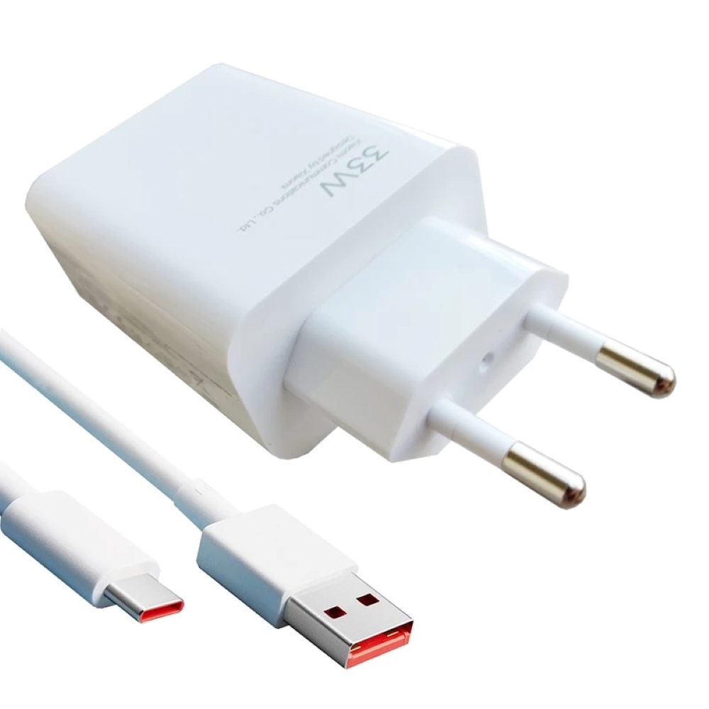 Xiaomi  NOTE 10 PRO model (33W) with USB-C conversion cable wall charger