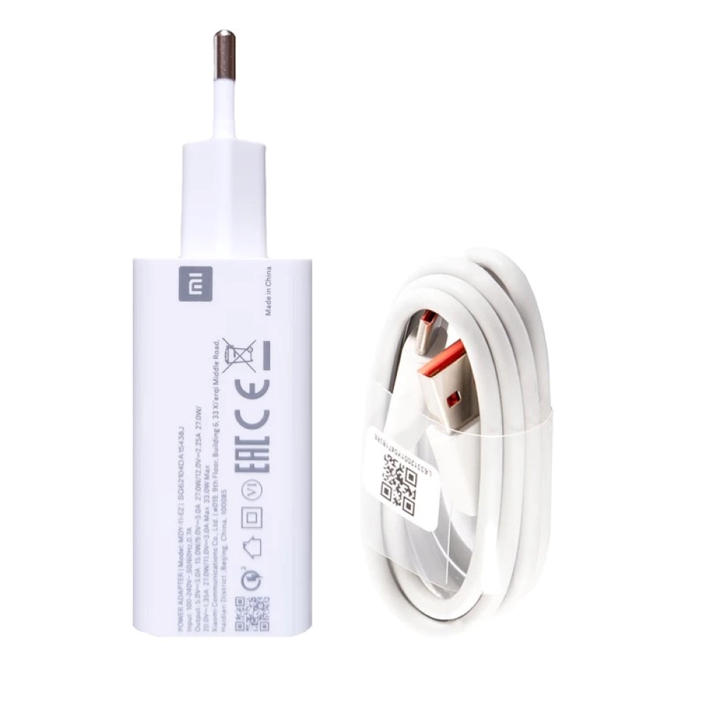 Xiaomi MDY-11-EZ with USB-C conversion cable wall charger