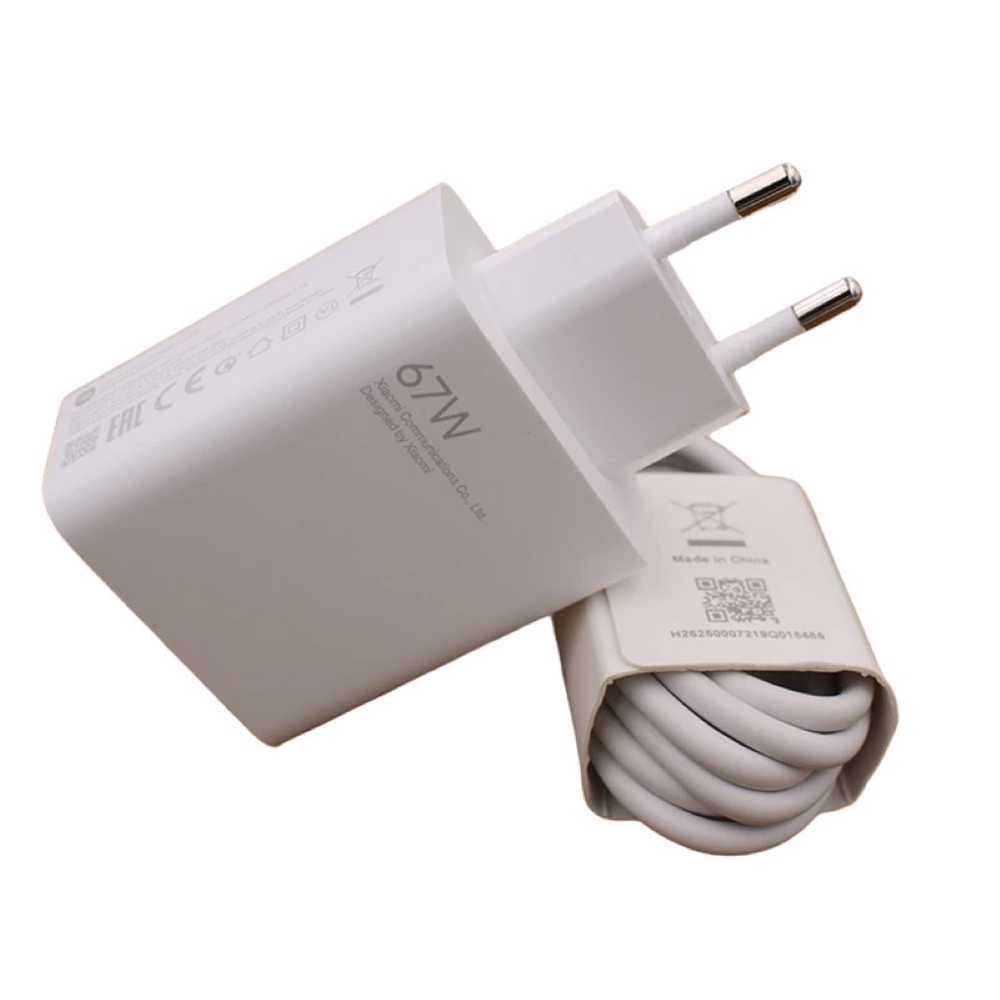 Xiaomi MDY TURBO 67W  with USB-C conversion cable charger
