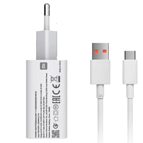 Xiaomi 2in1 33w  with USB-c conversion cable wall charger