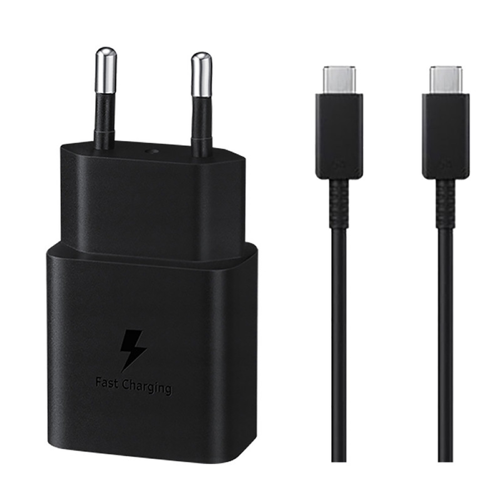 Samsung EP-T1510 wall charger with USB-C conversion cable