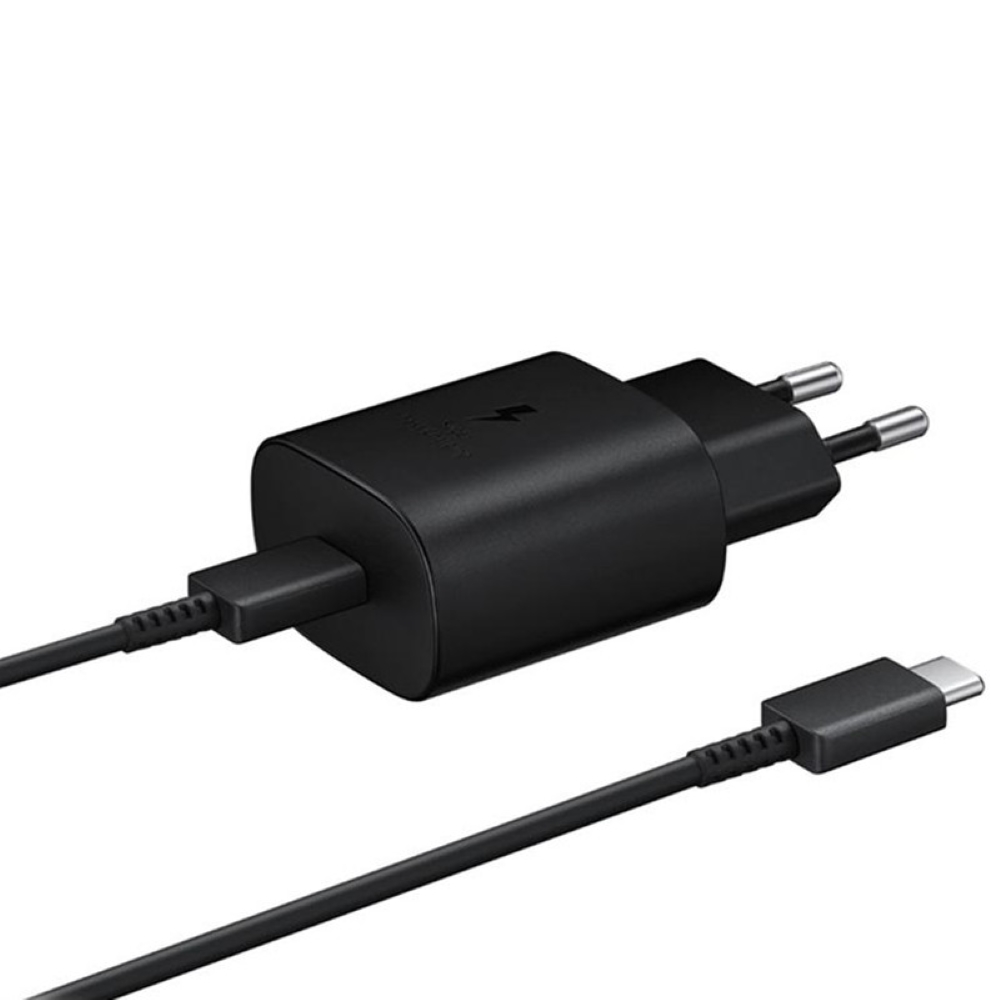 Samsung EP-TA800 model with USB-C conversion cable wall charger