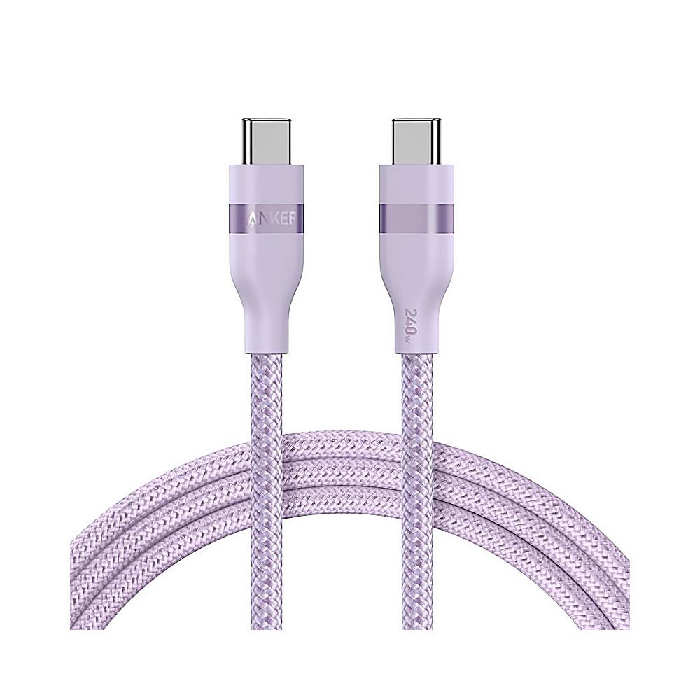 Anker USB-C to USB-C Cable 240W A82E2 90CM violet