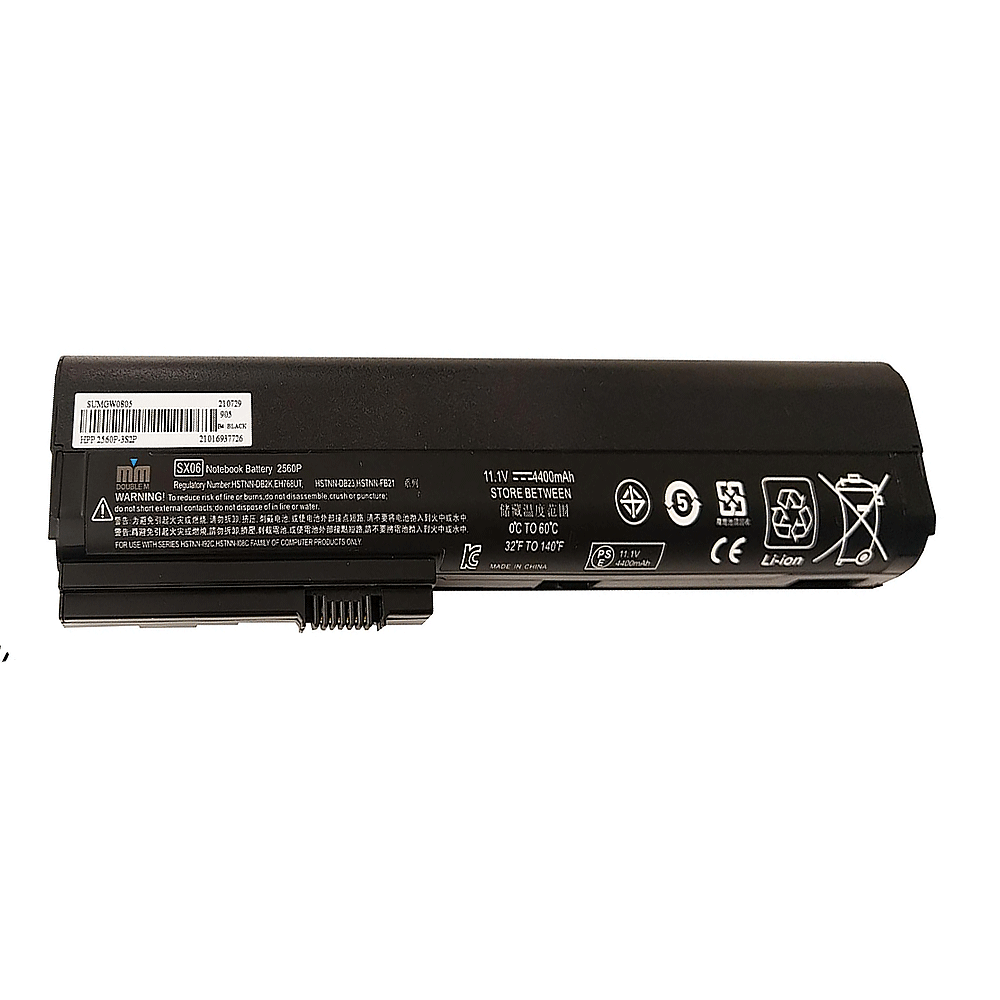 EliteBook 2560p 6Cell Laptop Battery