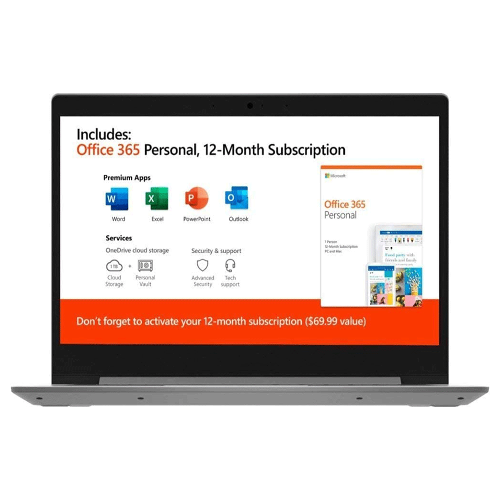 Lenovo IdeaPad Slim 1 A6 9220e-4GB-1TB-R4 Laptop