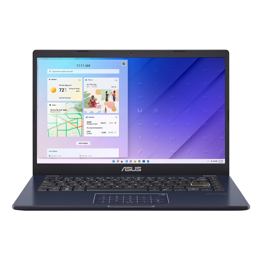 Asus Vivobook Go 14 E410KA Celeron N4500 4GB DDR4 64GB+256GB SSD intel UHD Graphic 14 Inch TN 1366 × 768