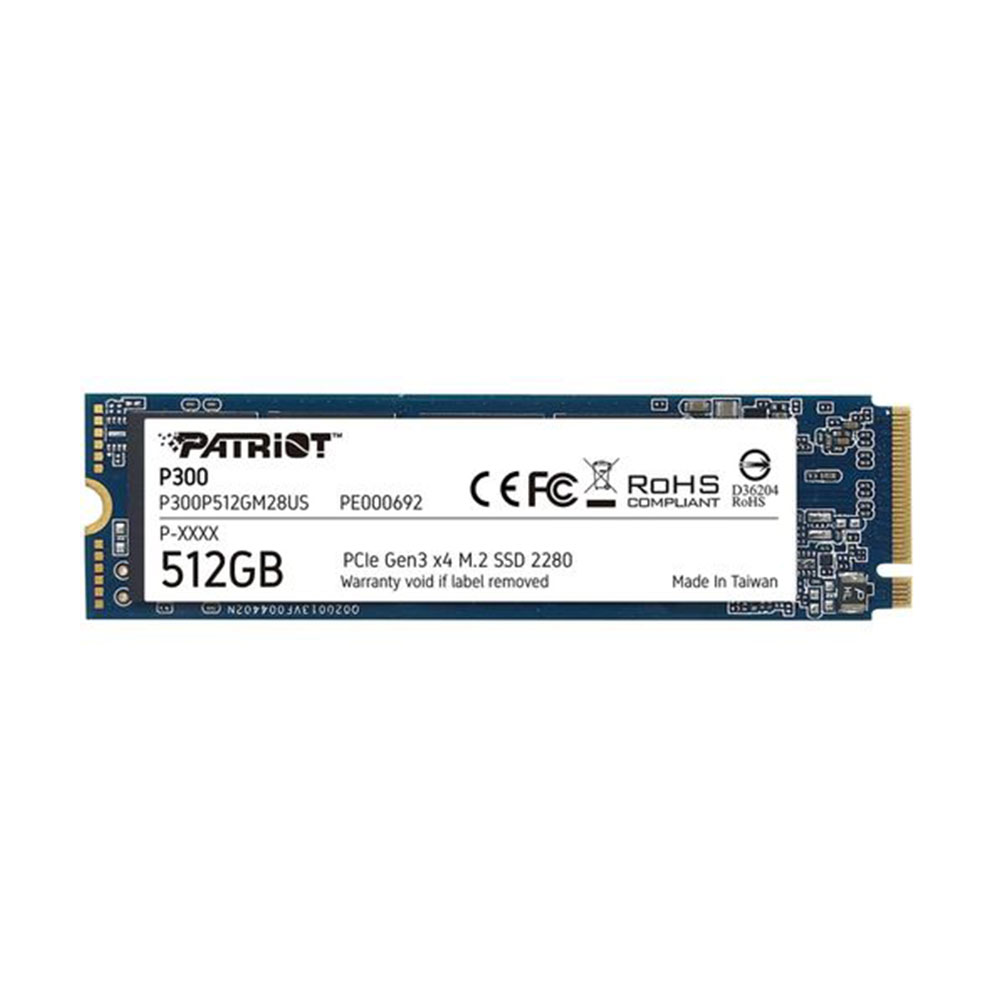 Patriot P300 512GB M.2 PCIe Gen 3 x4 Solid State Drive