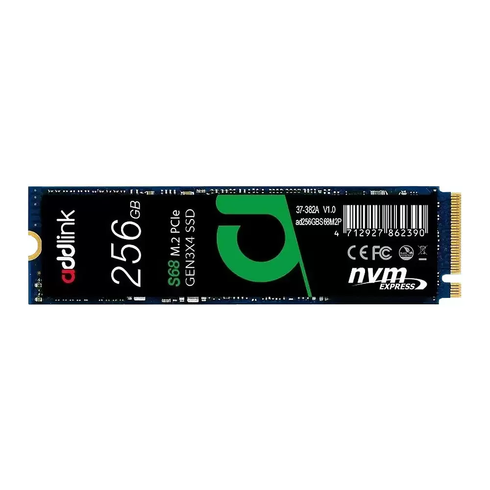 AddLink S68 GEN3X4 NVMe M.2 Internal SSD Drive 256GB