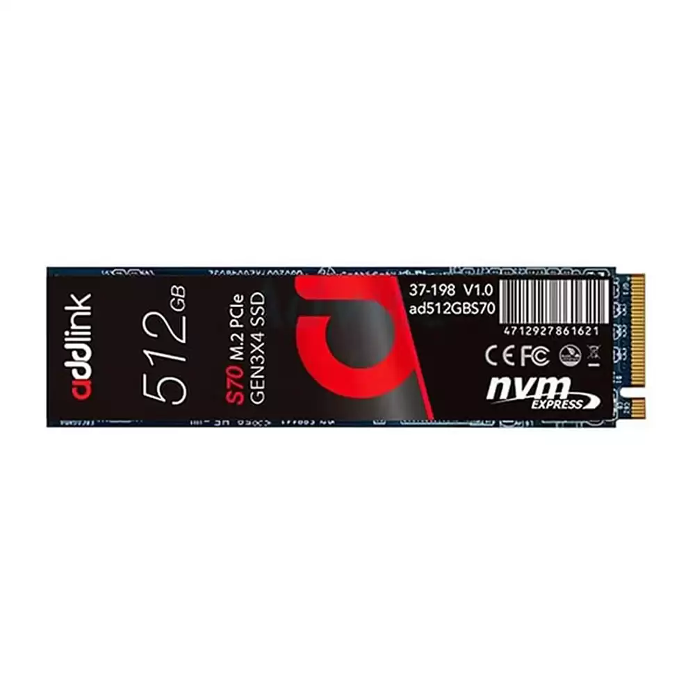 AddLink S70 GEN3X4 NVMe M.2 Internal SSD Drive 512GB