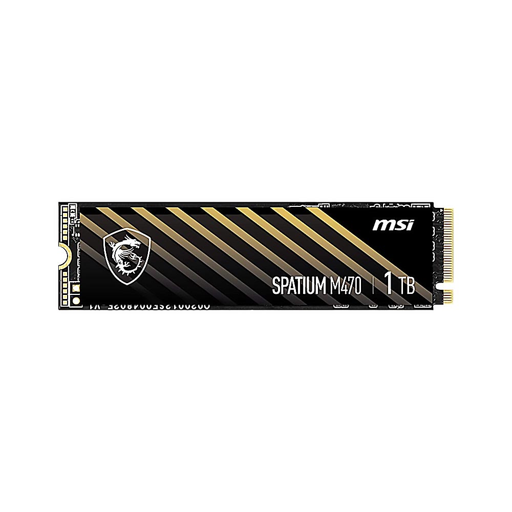 MSI SPATIUM M470 1TB PCIe 4.0 NVMe M.2 Internal SSD