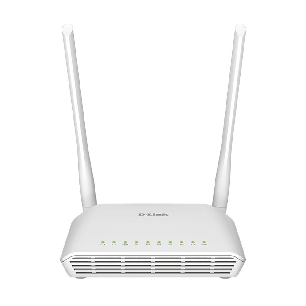 D-Link DSL-2750U ADSL2+ Wireless N300 Router Modem