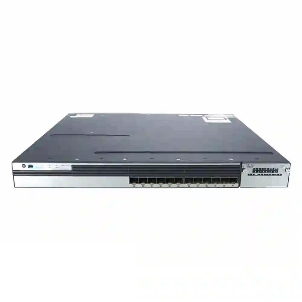 Cisco Catalyst WS-C3750X-12S-S 12-Port Managed Fiber Optic Switch