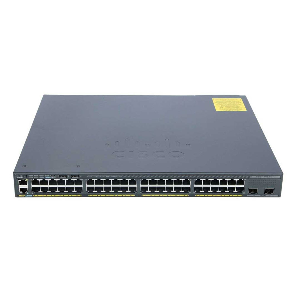 Cisco WS-C2960X-48LPD-L 48-Port Gigabit Managed PoE+ Switch