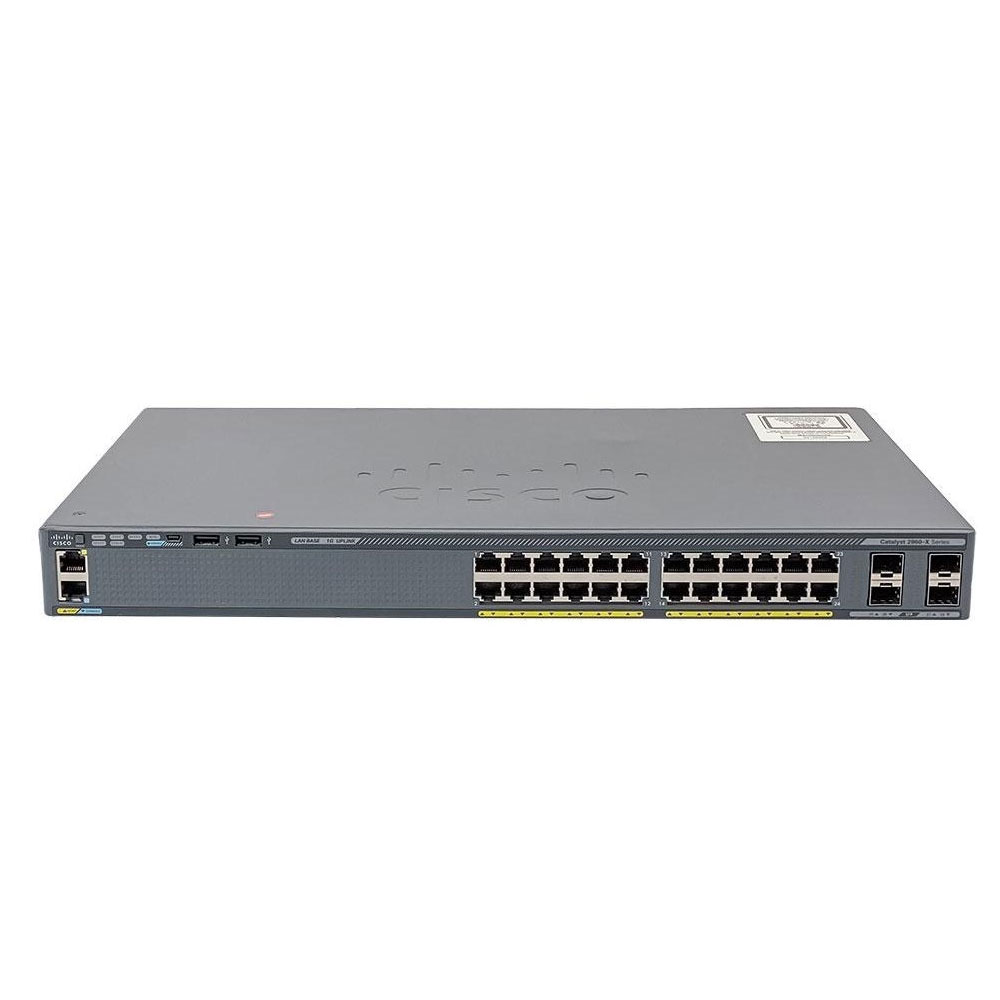 Cisco Catalyst WS-C2960X-24PS-L 24-Port Gigabit PoE+ Managed Switch