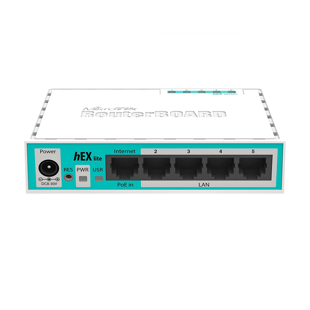 MikroTik hEX lite RB750r2 5-port Ethernet Gigabit Router