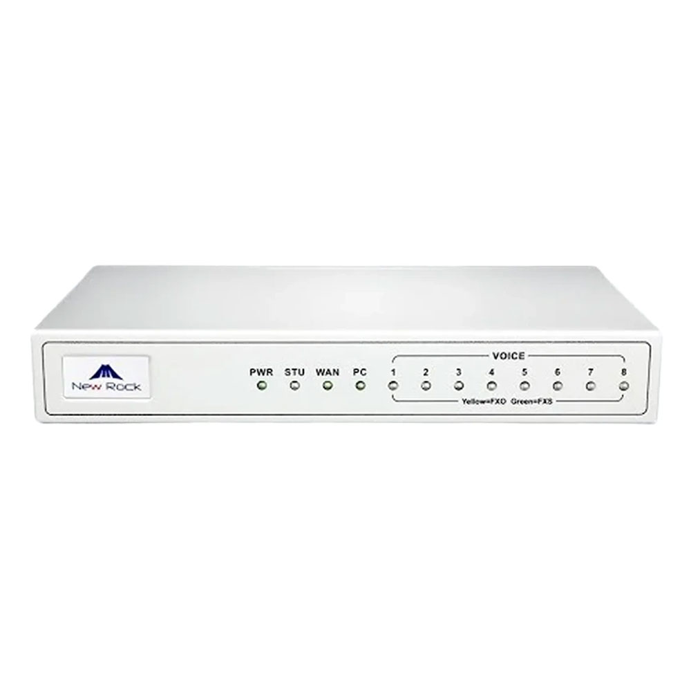 NewRock MX8G-8FXO Gateway
