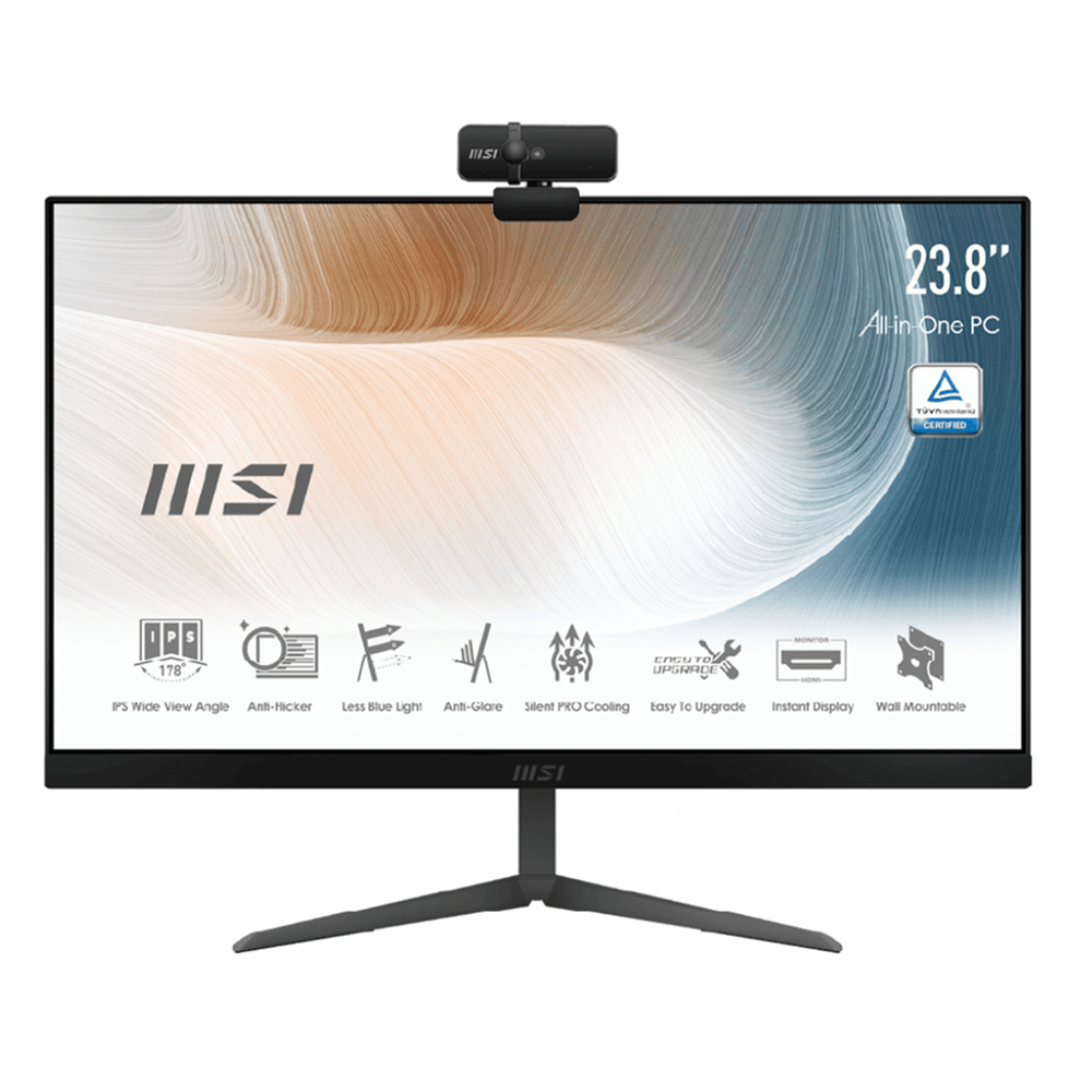 MSI Modern AM241 11M I7 1165G7-8GB-256GB SSD-INT FHD All In One PC