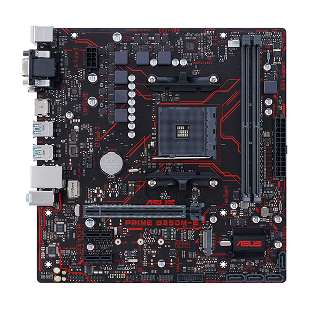 ASUS PRIME B350M-E Motherboard