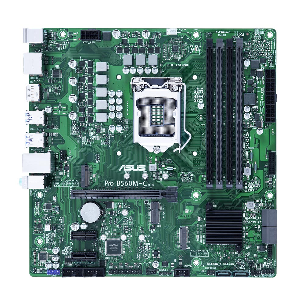 ASUS Pro B560M-C/CSM LGA 1200 Motherboard