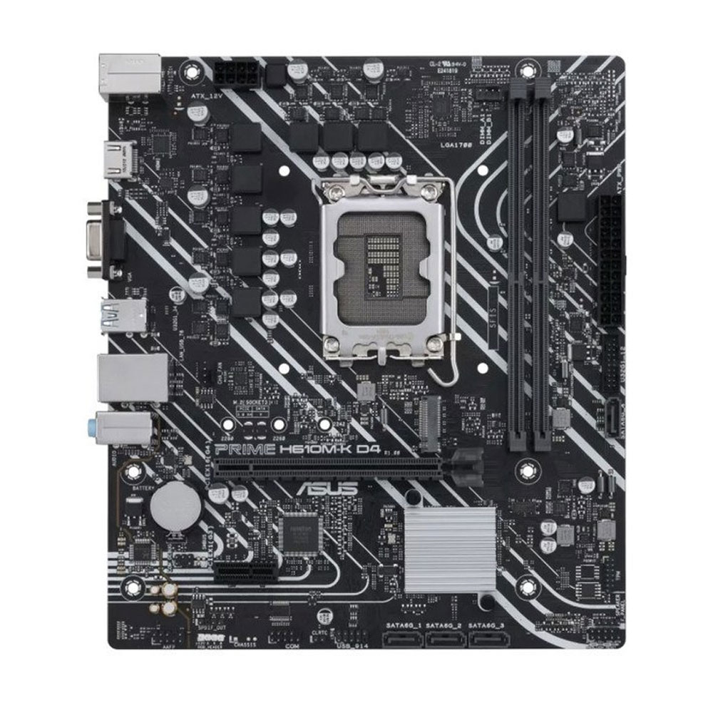ASUS PRIME H610M-K D4 LGA1700 12th Gen mATX Motherboard