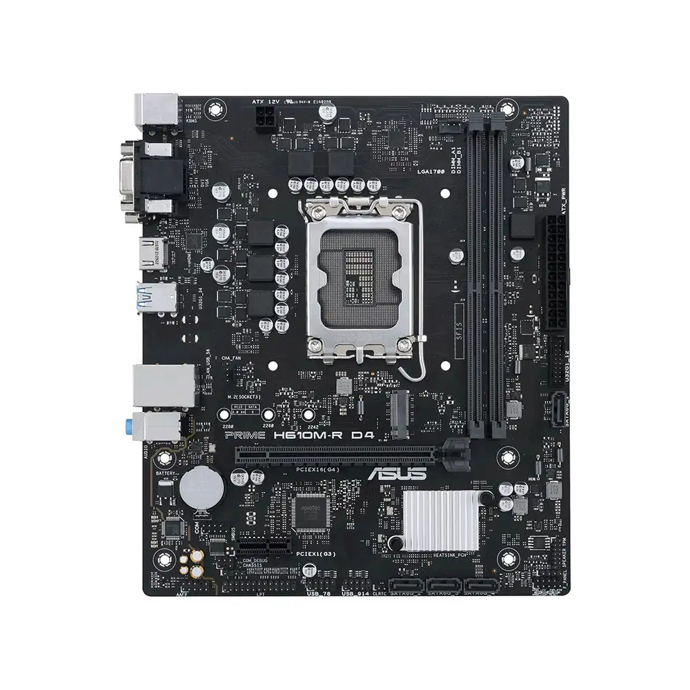 ASUS PRIME H610M-R D4 LGA1700 Motherboard