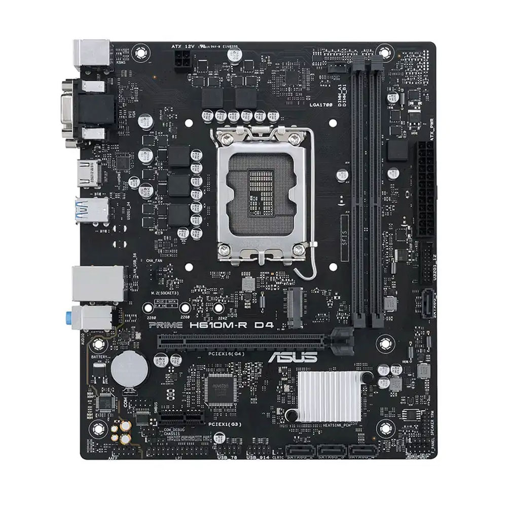 ASUS PRIME H610M-R D4 LGA1700 Motherboard