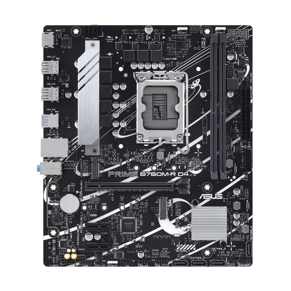 ASUS PRIME B760M-R D4 DDR4 Motherboard