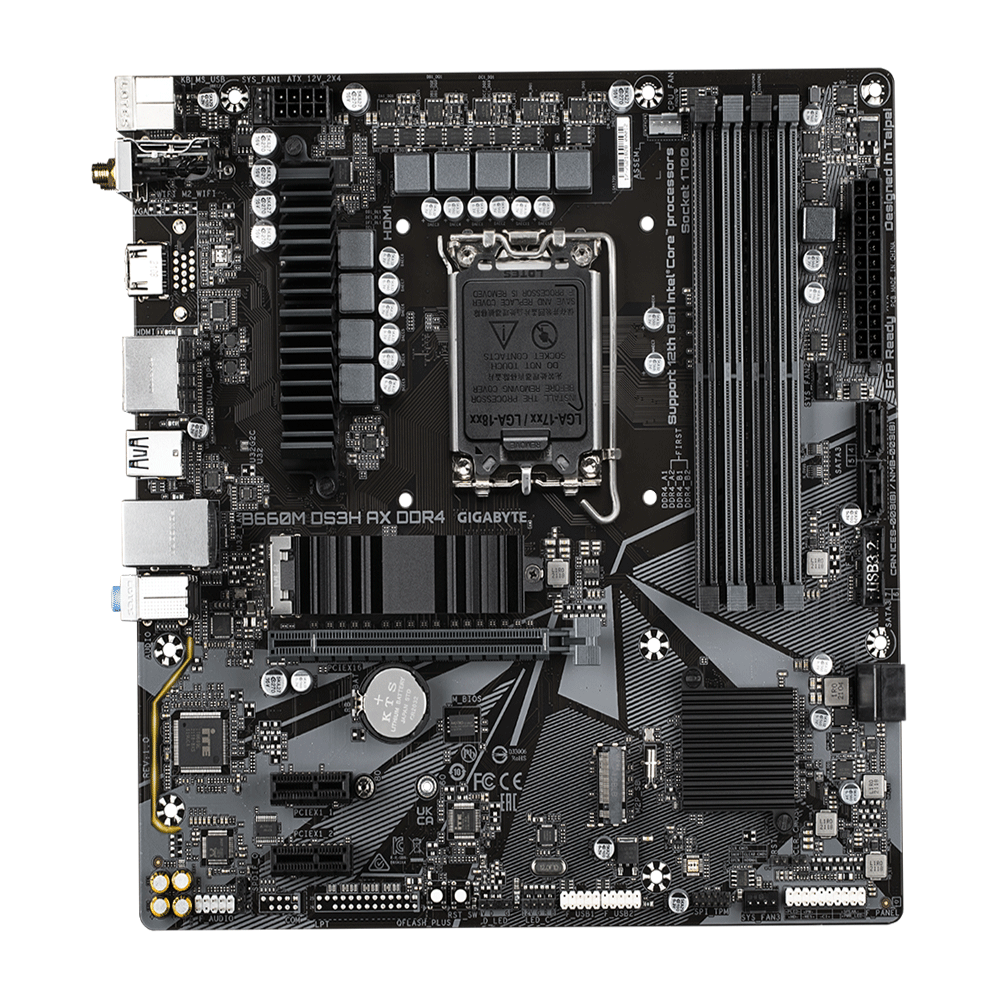 Gigabyte B660M DS3H AX DDR4 LGA1700 Motherboard