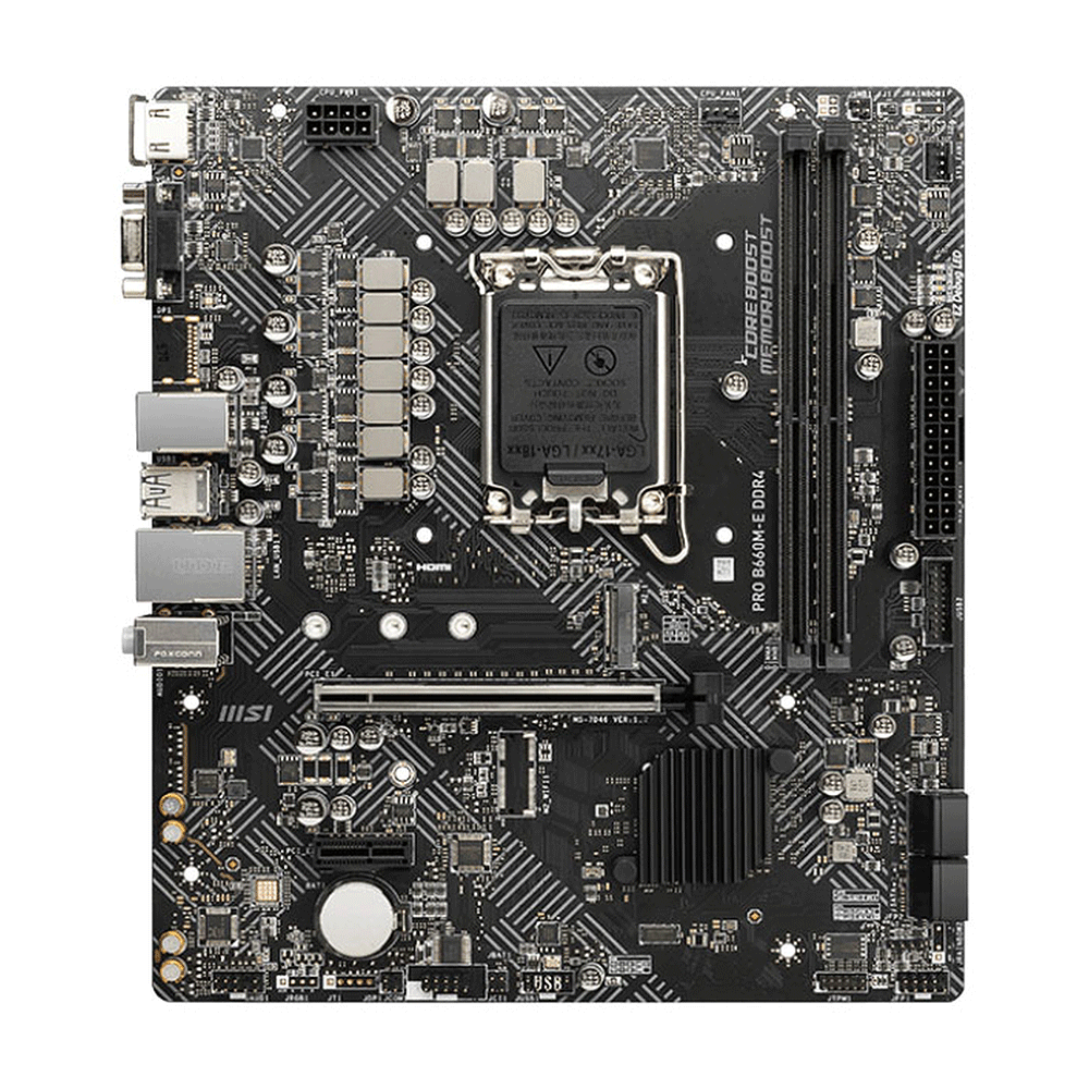 MSI PRO B660M-E DDR4 LGA1700 Motherboard