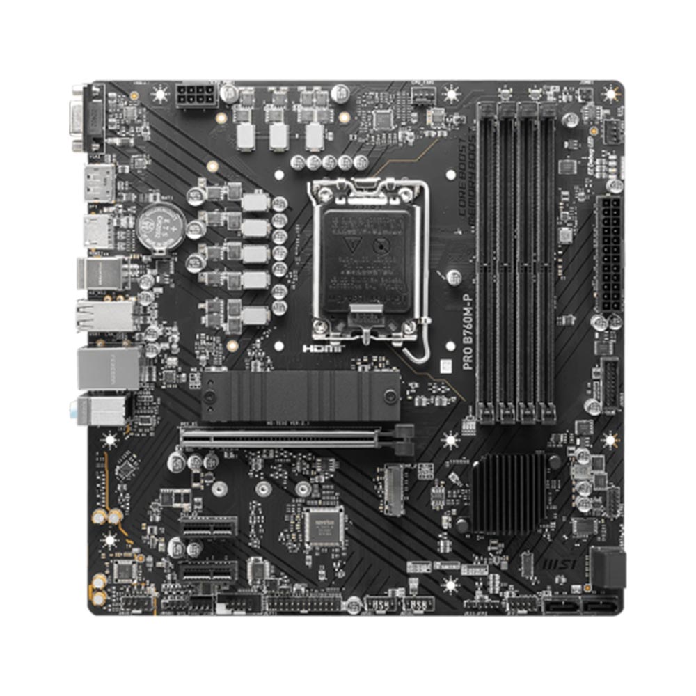 MSI PRO B760M-P DDR5 Intel LGA1700 M-ATX Motherboard