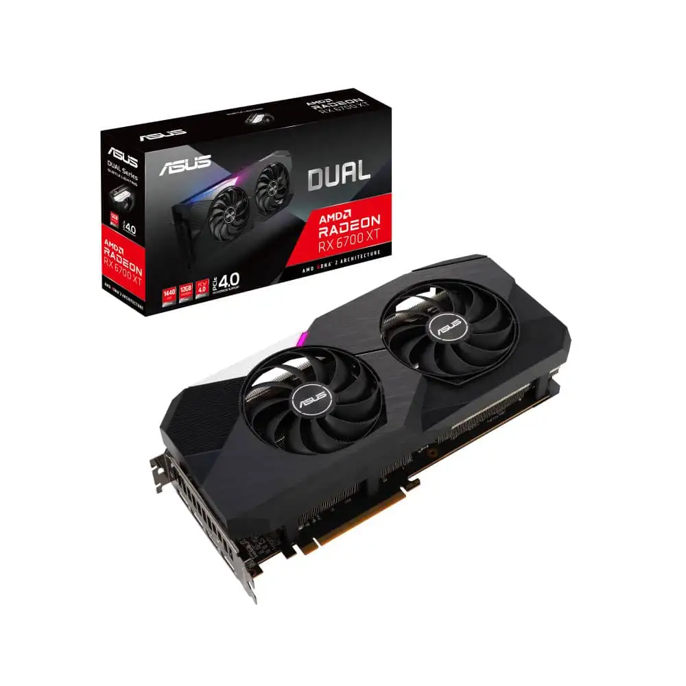 ASUS DUAL-RX6700XT- OC 12G Graphics Card