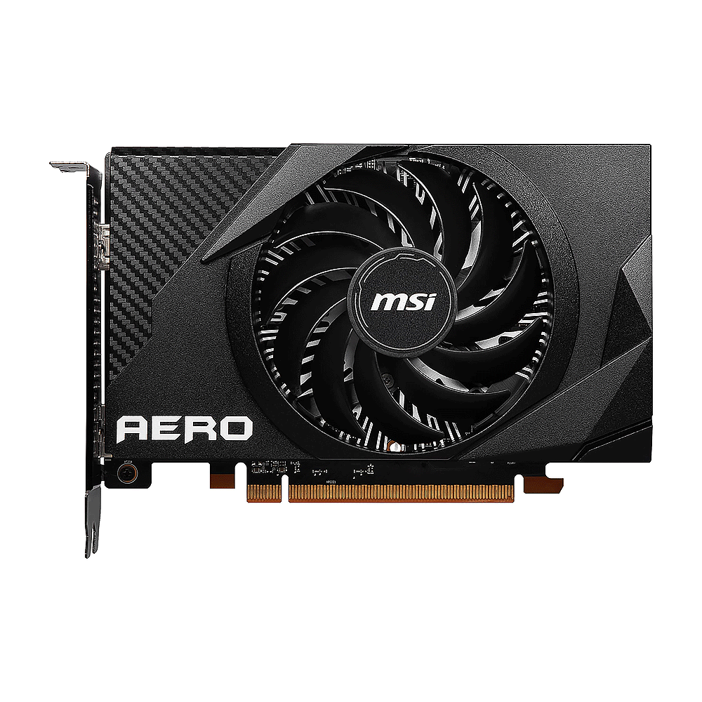 msi Radeon RX 6400 AERO ITX 4G GDDR6 Gaming Graphics Card