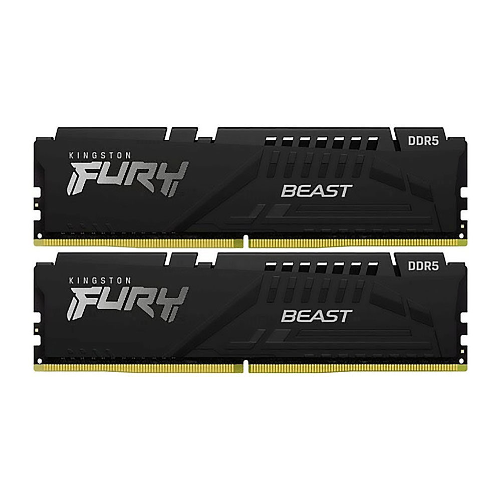 Kingston Fury Beast 16GB 5200MHz CL40 DDR5 Dual Channel Desktop RAM