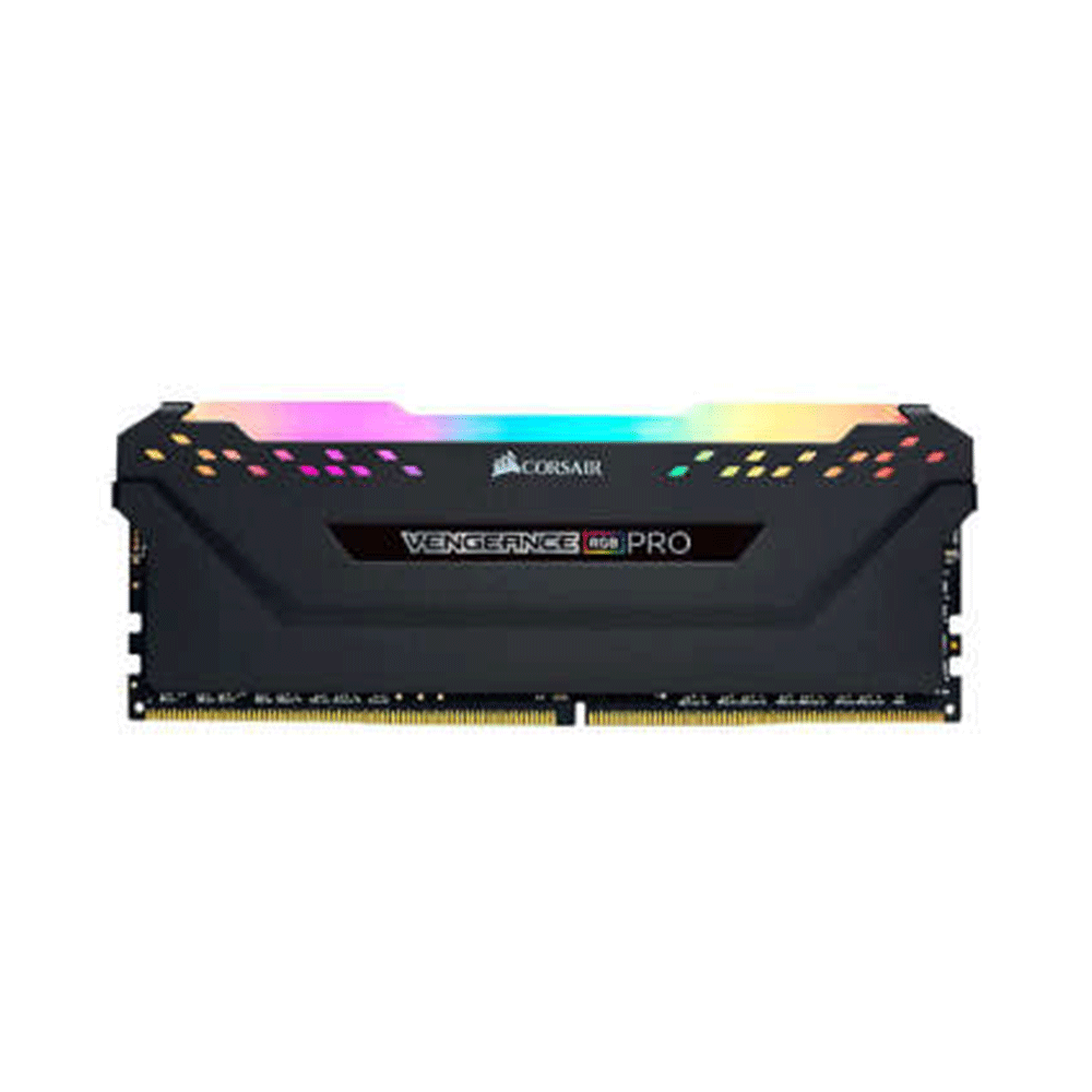 DDR4 Desktop RAM Single Channel 3000 MHz CL16 Corsair Model VENGEANCE RGB PRO Capacity 8 GB
