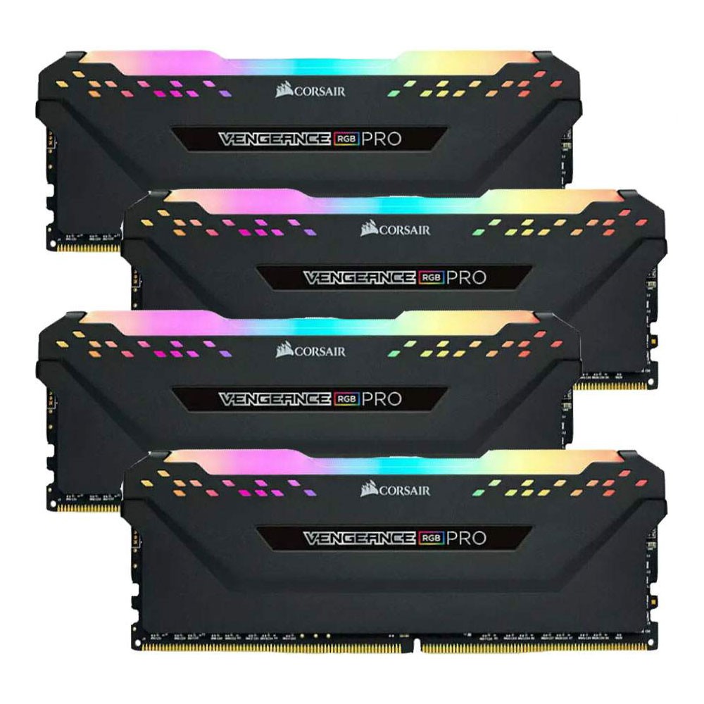 Corsair VENGEANCE PRO RGB DDR4 64GB 16GBx4 3200 MHz CL16 Desktop Ram