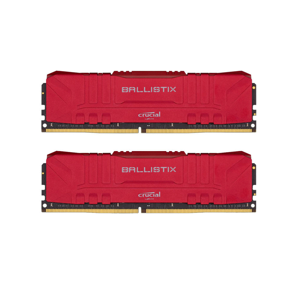 Crucial BALLISTIX DDR4 3200MHz CL16 Dual Channel Desktop RAM - 16GB