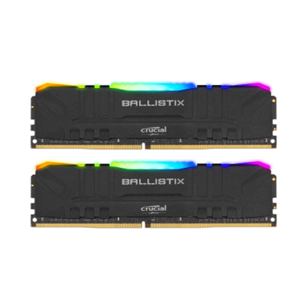 Crucial Ballistix RGB 32GB 16GB×2 DDR4 3200MHz CL16 Gaming Memory