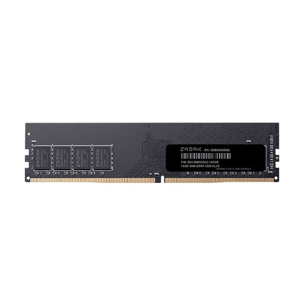 zadak 8GB 2666MHz CL19 DIMM Single Channel Desktop RAM