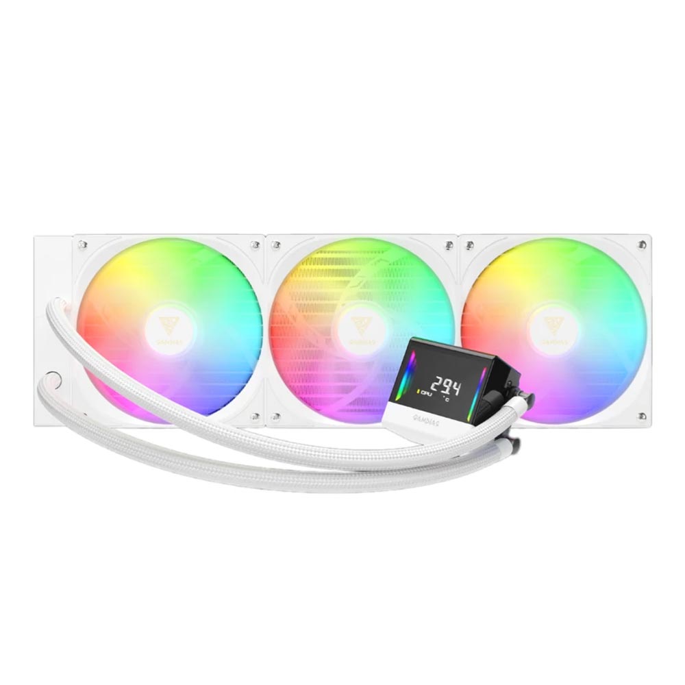 Gamdias CHIONE E4-420 WH Cpu Liquid Cooler Fan