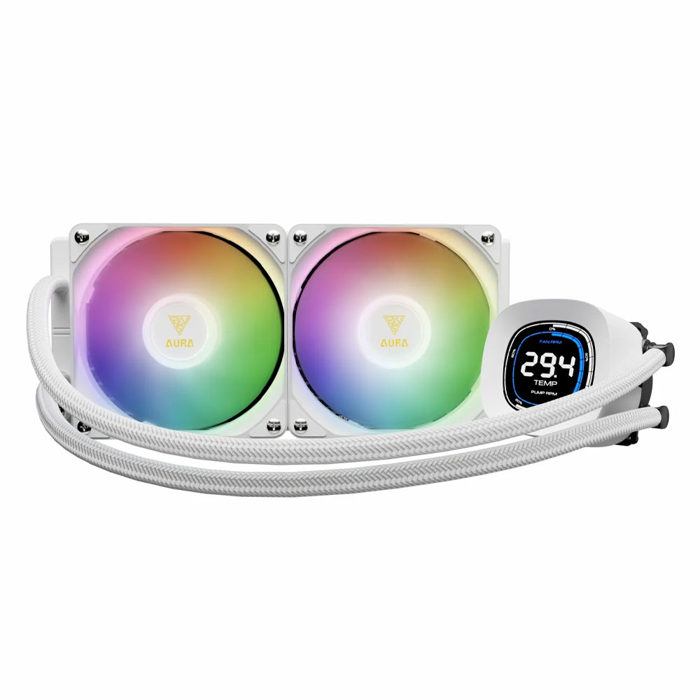 Gamdias AURA GL240 DIGITAL WH Cpu Liquid Cooler Fan