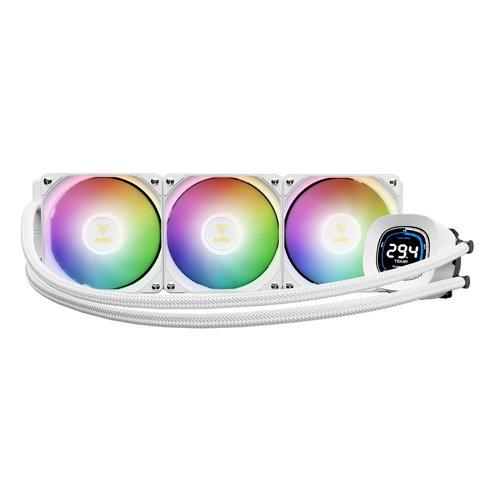 Gamdias AURA GL360 DIGITAL WH CPU Liquid Cooler Fan