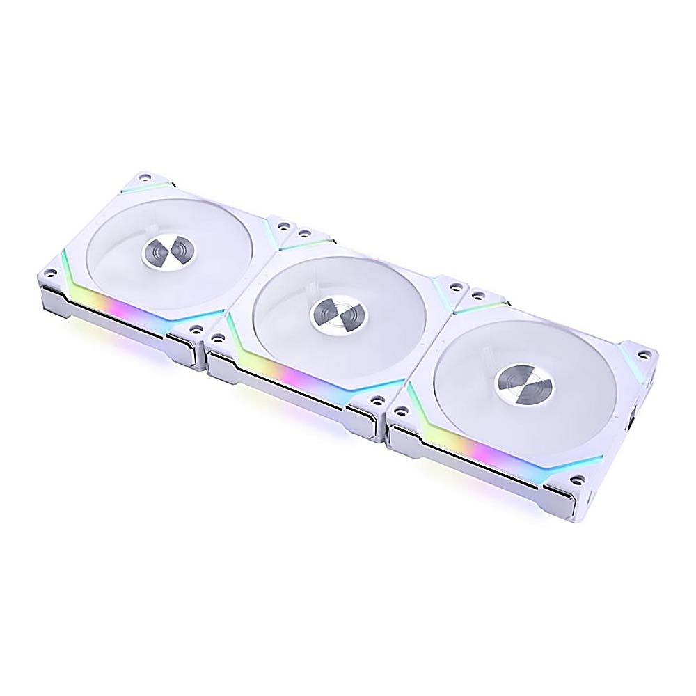 LIAN LI UNI Fan SL V2 RGB Triple Pack White CPU Cooler SL120V2-3W