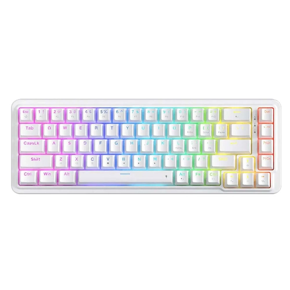 Redragon K709 Wired Gasket RGB White Gaming Keyboard