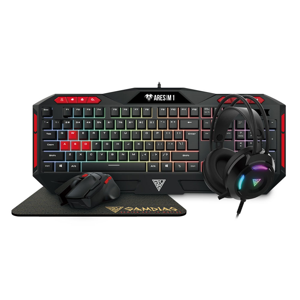 Gamdias gaming posiedon-4in1-combo pack