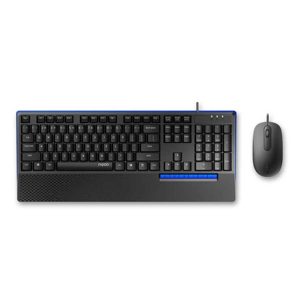Rapoo NX2000 Optical Wired Optical Mouse and Keyboard